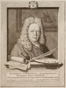 Wigerus Vitringa (1657-1721) door Cornelius van Noorde