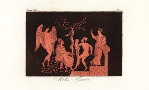 Afbeelding van Medea en Jason uit de Griekse mythologie