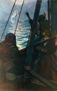 Jezus die op het Water loopt