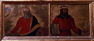 Noach en David door Cosimo Rosselli