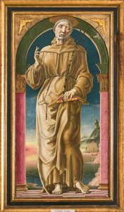 Sint-Antonius van Padua door Cosimo Tura