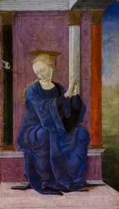 De annunciatie door Cosimo Tura