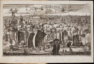 Arkhangelsk Uit: Historisch Verhael, of Beschryving van de Voyagie, 1677 door Coyet