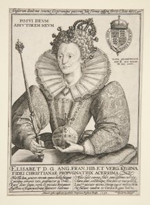Elizabeth, Koningin van Engeland door Crispijn de Passe the Elder
