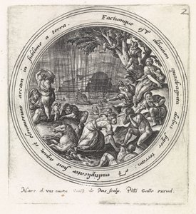 De zondvloed door Crispijn van de Passe (I)