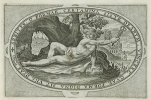 Mercurius Goden en godinnen betrokken bij het oordeel van Paris (serie titel)
