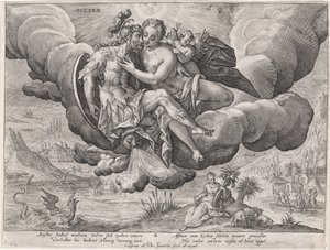 Zuidenwind door Crispijn van de Passe (I)
