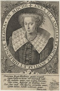 Anna van Engeland door Crispijn van de Passe I