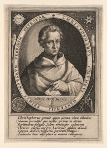 Christoffel Columbus door Crispijn van de Passe I