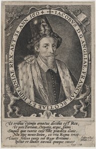 Jacobus I, koning van Engeland door Crispijn van de Passe I