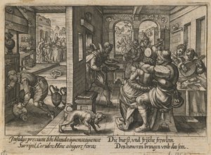 Banket met Muzikanten, ca. 1600