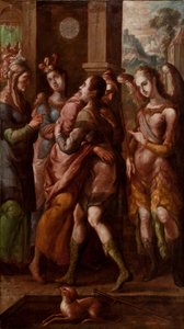 De Terugkeer van Tobias door Cristobal de Villalpando