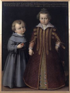 Portret van Francis en Catherine de Medicis, kinderen van Ferdinand