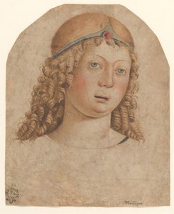 Hoofd van een jongeling met een diadeem, eind 15e-begin 16e eeuw door Cristoforo Caselli