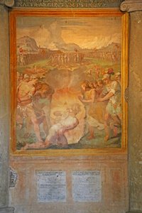 Martelaarschap van talrijke heiligen door Cristoforo and Tempesta, Antonio Roncalli