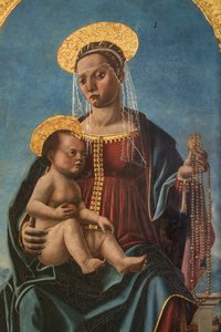 Madonna met het kindje Jezus (detail)