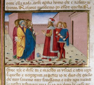Nicodemus de Farizeeër bezoekt Jezus
