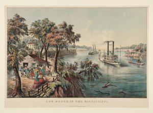 Laag Water in de Mississippi