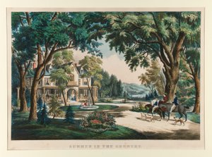 Zomer op het Platteland door Currier and Ives