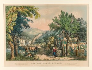De Oude Eiken Emmer door Currier and Ives