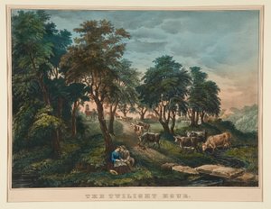 Het schemeruur door Currier and Ives