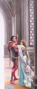 Wilt gij gaan? Het is nog geen nieuwe dag, illustratie uit Romeo en Julia