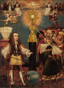 Karel II in Verdediging van de Eucharistie