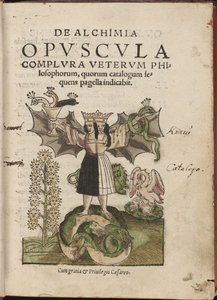 De Alchimia opvscvla complvra vetervm philosophorum, 1550 door Cyriacus Jacob