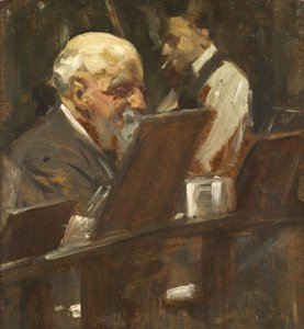 John Anster Fitzgerald, de Feeënschilder, bij de Schetsclub