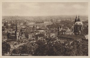 Algemeen zicht op Praag door Czech Photographer
