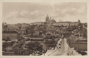 Manesbrug en het kasteel, Praag