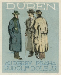 April. Au Derby Rudolf Dole mode, Praag