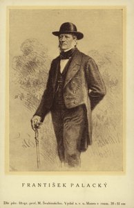 Frantisek Palacky (1798-1876), Tsjechische historicus en politicus door Czech School