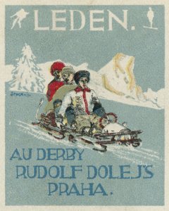 Januari. Au Derby Rudolf Dole mode, Praag