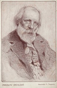 Jaroslav Vrchlicky (1853-1912), Tsjechische dichter door Czech School