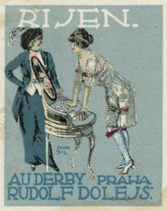 Oktober. Au Derby Rudolf Dole mode, Praag