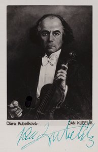 Portret van Jan Kubelik door Czech School