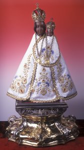 Beeldje van de Maagd Maria van Svatá Hora