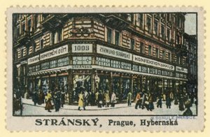 Stransky banketbakkers, Hybernska Straat, Praag