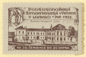 Handelstentoonstelling, Lomnica., Tsjechoslowakije, 1922