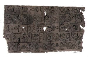 Christelijke Kalender in de Hiëroglifische Azteekse stijl door D.K. (after) Bonatti