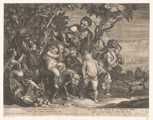 Triomf van Bacchus door D. Brunn
