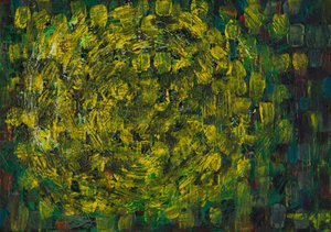 Levendig groen-geel abstract