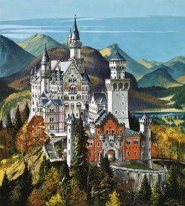 Kasteel Neuschwanstein door Dan Escott