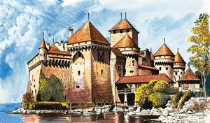 Kasteel De Chillon door Dan Escott