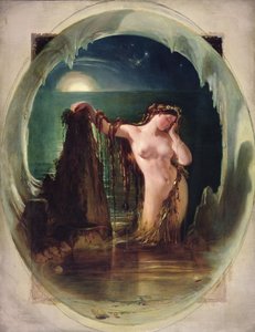 De Oorsprong van de Harp door Daniel (1806 70) Maclise