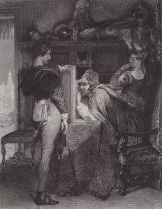 Salvator Rosa door Daniel (after) Maclise
