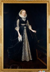 Elizabeth Howard door Daniel (attr. to) Mytens