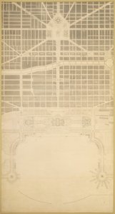 Plaat 129 uit Het Plan van Chicago, 1909: Chicago. Het zakencentrum van de stad