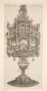 Ontwerp voor een Monstrans door Daniel Hopfer